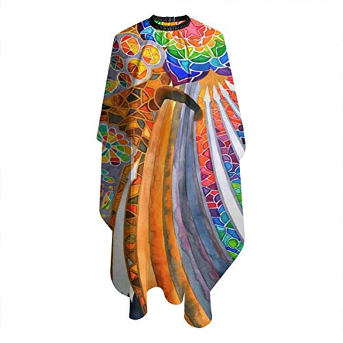 Nicokee Barbería Cabo Delantal Sagrada Familia Barcelona España Corte de pelo Profesión Barbershop Suministros baberos Kit para hombres y mujeres