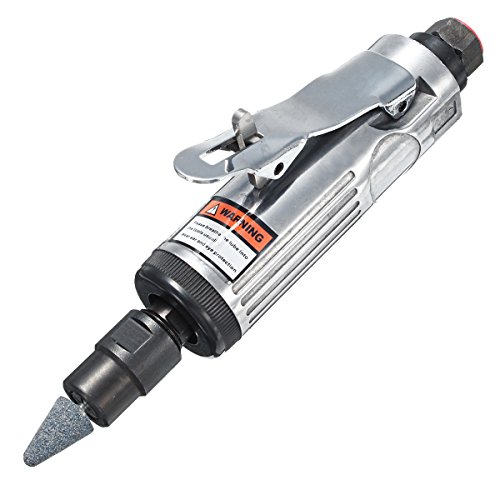 NICOLIE 16Pcs 1/4 Inch Coche Aire Compresor 90Psi Grinder Kit De Herramientas Rotativas con Piedras Y Estuche