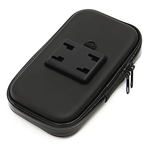 NICOLIE 3.5-5Inch Teléfono GPS Impermeable Estuche Bolsa Bolso Moto Vista Trasera Espejo Mount-S