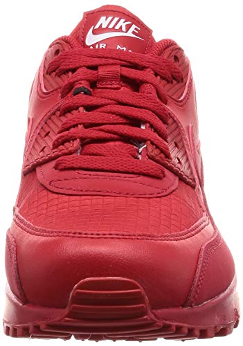 Nike Air MAX 90 Essential, Zapatillas de Gimnasia para Hombre, Rojo (Univ Red/White 602), 49 1/2 EU