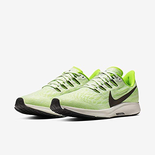 Nike Air Zoom Pegasus 36, Zapatillas de Running para Hombre, Verde (Phantom/Ridgerock/Electric Green/Moon Particle 003), 44.5 EU