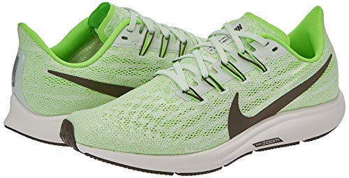 Nike Air Zoom Pegasus 36, Zapatillas de Running para Hombre, Verde (Phantom/Ridgerock/Electric Green/Moon Particle 003), 44.5 EU