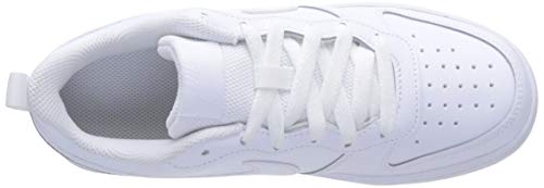 Nike Court Borough Low 2, Sneaker Boys, Blanco White White White 100, 38.5 EU
