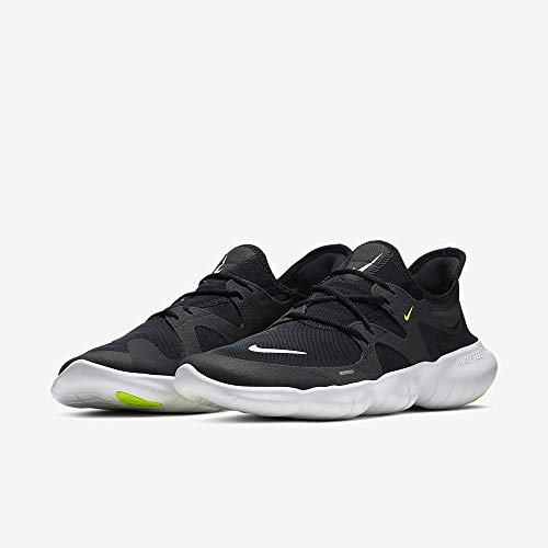 Nike Free RN 5.0, Zapatillas de Running para Hombre, Negro (Black/White/Anthracite/Volt 003), 43 EU