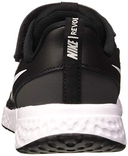 NIKE Revolution 5, Running Shoe Unisex-Child, Black/White/Anthracite, 34 EU