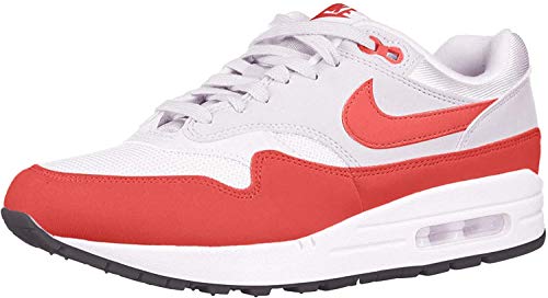Nike Schuhe Air MAX 1 vast Grey-Habanero Red (319986-035) 38 Grau