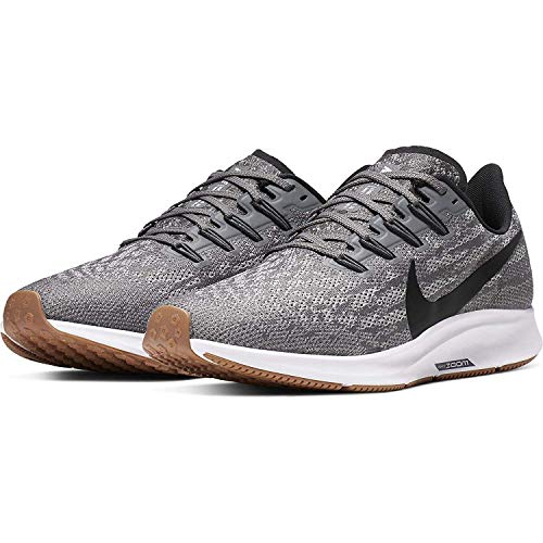 Nike Wmns Air Zoom Pegasus 36, Zapatillas de Atletismo para Mujer, Multicolor (Gunsmoke/Oil Grey/White/Gum Light Brown 1), 37.5 EU