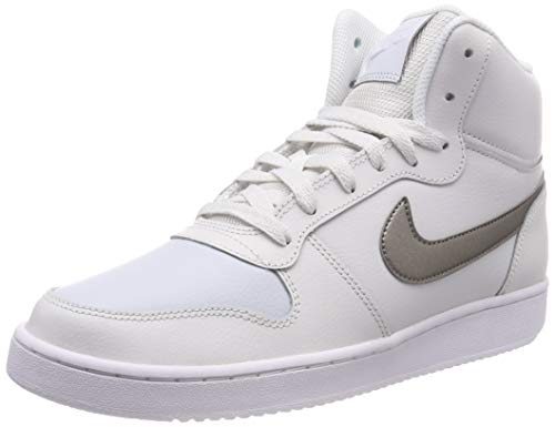 Nike Wmns Ebernon Mid, Zapatos de Baloncesto para Mujer, Multicolor (Platinum Tint/Mtlc Pewter/Pure Platinum 002), 38 EU