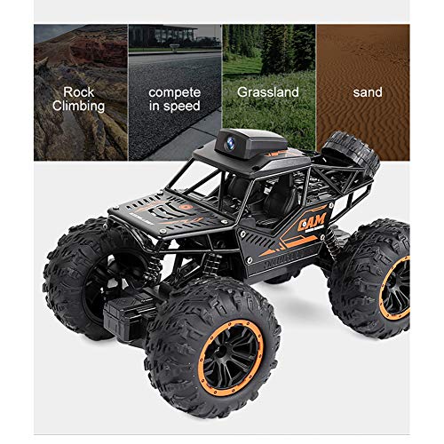 Niño RC Coche Control Remoto Vehículo Todoterreno Material De Aleación Vehículo De Cuatro Vías Control De Teléfono Móvil De Alta Velocidad Cámara De Transmisión De Imágenes En Tiempo Real 2.4Ghz