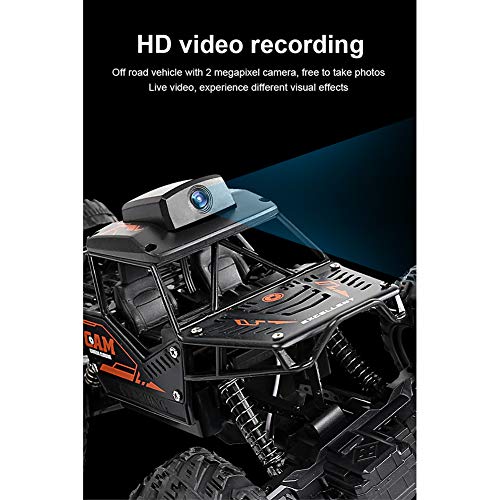 Niño RC Coche Control Remoto Vehículo Todoterreno Material De Aleación Vehículo De Cuatro Vías Control De Teléfono Móvil De Alta Velocidad Cámara De Transmisión De Imágenes En Tiempo Real 2.4Ghz