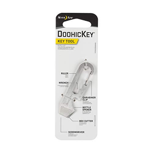 Nite Ize Doohickey - Llavero multiherramienta para hombre - color plata (Stainless Steel)
