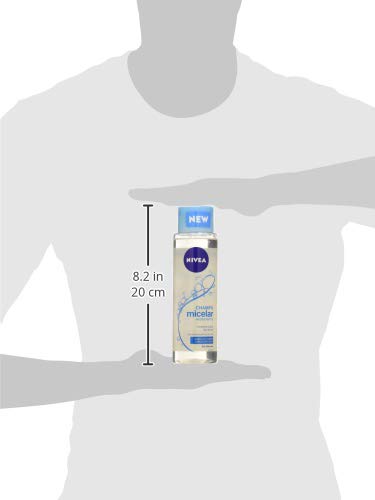 NIVEA Champú Micelar Hidratante (400 ml), indicado para la limpieza diaria del cabello seco
