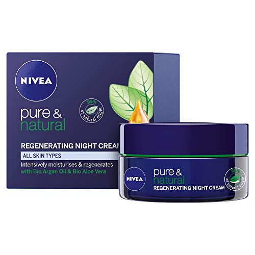 Nivea - Crema Pure and Natural de regeneración nocturna - 50 ml