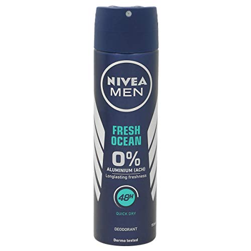 NIVEA MEN Desodorante Spray Nivea Men 0% Aluminio Ocean Men 150 ml
