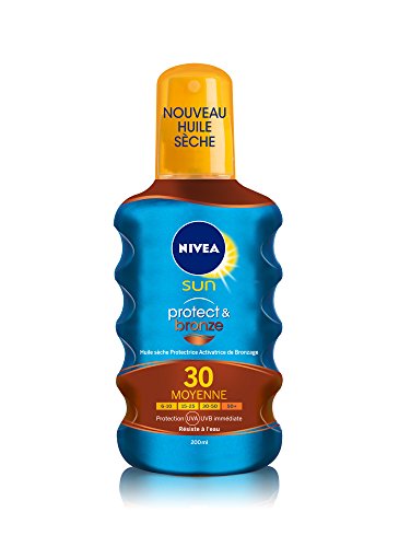 Nivea Sun Aceite seco acelerador de bronceado - Protege y broncea - 200 ml