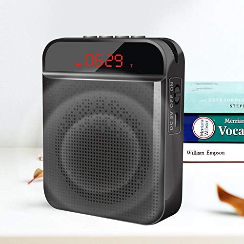 N/J Amplificador De Voz Bluetooth, Amplificador De Voz Inalámbrico Altavoz Bluetooth, Amplificador De Voz, Micrófono Auricular Altavoz para Profesores Canto Instructores De Fitness Guías Turísticos