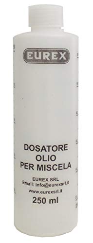 NO 2 medidor dosificador para aceite mezcla de 1% A 6% con tapón + 100 ML de aceite Sintético de regalo
