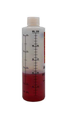 NO 2 medidor dosificador para aceite mezcla de 1% A 6% con tapón + 100 ML de aceite Sintético de regalo