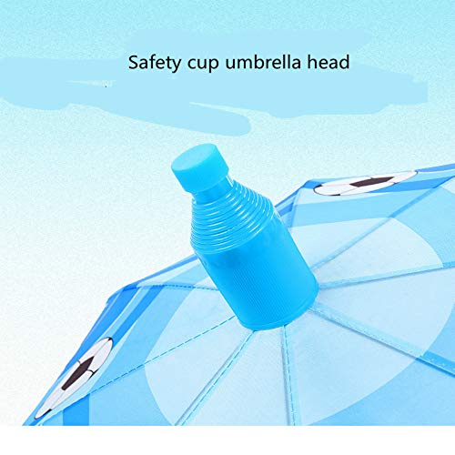 no logo YYouRuiChildren's Umbrella with Waterproof Cover Cup Boys and Girls Umbrella Primary School Kindergarten Children Umbrella Long Handle Umbrella