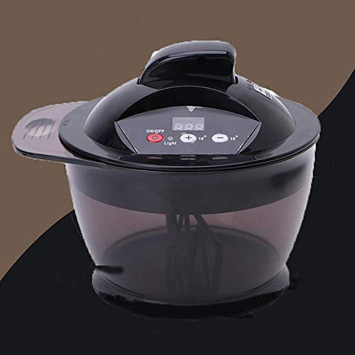 Noblik Eléctrico Tinte De Pelo Cuenco Diy Agitador De Cera Para Te？ir El Cabello Mezclador Automático De Plástico Para Pelos Mezcla De Colores Profesional Barro Peluquería 320Ml#Caliente