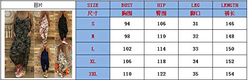 NOBRAND Mono de camuflaje para mujer Verde verde XL