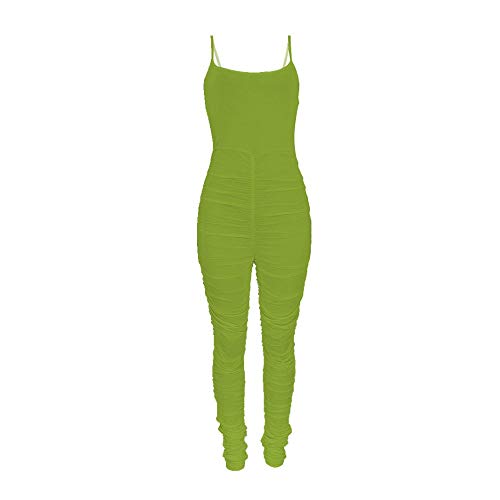 NOBRAND - Mono plisado para mujer Verde verde XL