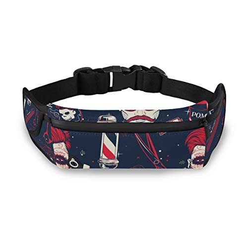 NOLYXICI Herramientas de peluquería vintage,Riñonera viajes correr ciclismo camping senderismo al aire libre senderismo hombres y mujeres