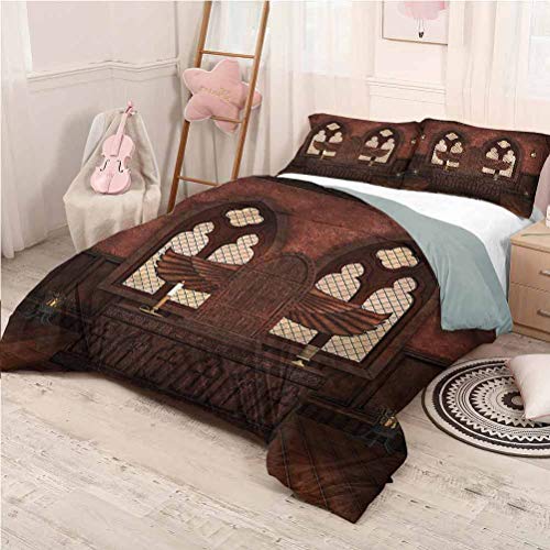 Nomorer Sábanas King Size Gothic Colcha de Dormitorio Liviana para Todas Las Estaciones Rituals Tradition