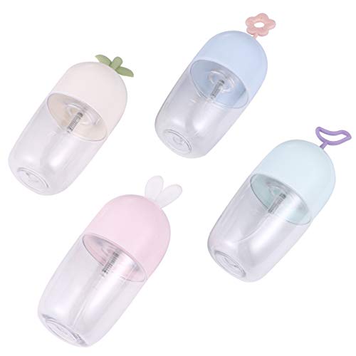 non-branded Perfume Transparente Botella Vacía 55Ml Botellas de Spray Loción Botella Recargable Contenedores de Almacenamiento de Moda para Contener Aceites Esenciales Agua Cosmética Viajes a