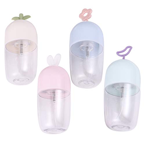 non-branded Perfume Transparente Botella Vacía 55Ml Botellas de Spray Loción Botella Recargable Contenedores de Almacenamiento de Moda para Contener Aceites Esenciales Agua Cosmética Viajes a