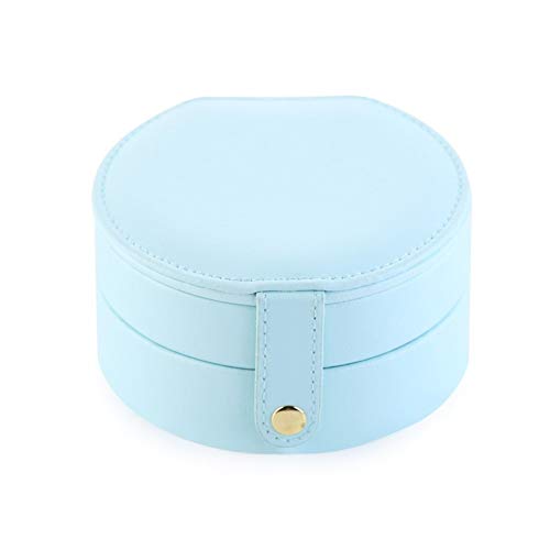 None Brand Joyero de Almacenamiento de Almacenamiento Cesta Nuevo Coreana Europea Simple Pequeño Mini Pendientes Mano joyería Caja de Almacenamiento de Cuero Portable de la Princesa joyería Caja M