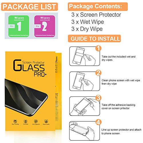 NONZERS 3 Unidades Cristal Templado para Huawei Mate 10 Lite, 9H Dureza Protector de Pantalla, Resistente a Araaozos y Golpes, Sin Burbujas, Anti Dactilares Vidrio Templado para Huawei Mate 10 Lite