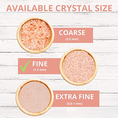 Nortembio Sal Rosa del Himalaya 750 g. Fina (1-2 mm). 100% Natural. Sin Refinar. Sin Conservantes. Extraída a Mano.