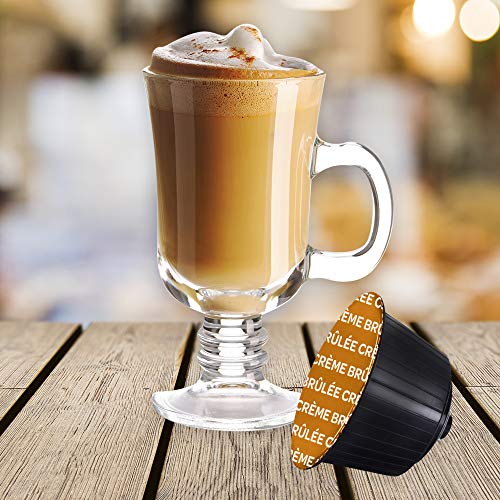 Note D'Espresso - Cápsulas de bebida de crème brûlée Exclusivamente Compatibles con cafeteras de cápsulas Nescafé* y Dolce Gusto* 12 g (caja de 48 unidades)