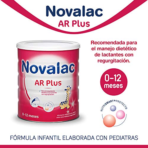 NOVALAC AR Plus Leche infantil  para bebés de 0 a 12 mese. 800G