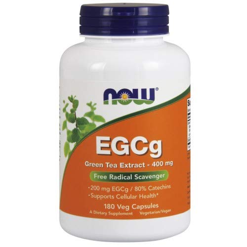 Now Foods Egcg Extracto De Te Verde, 400Mg 180 Unidades 160 g