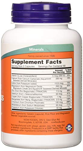 Now Foods Full Spectrum Mineral Standard - 120 Cápsulas