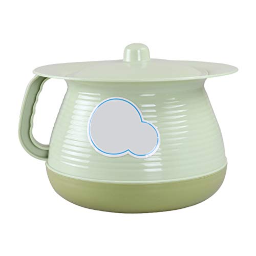 Npeiyi Doble Capa Inodoros Portátiles, Ollas, Plásticos, Cubos De Orina Femeninos, Adultos con Tapaderas, Botes De Orina, Escupidera De Urinarios Engrosamiento Niño Niña Varón Bebé Orinal Hogar