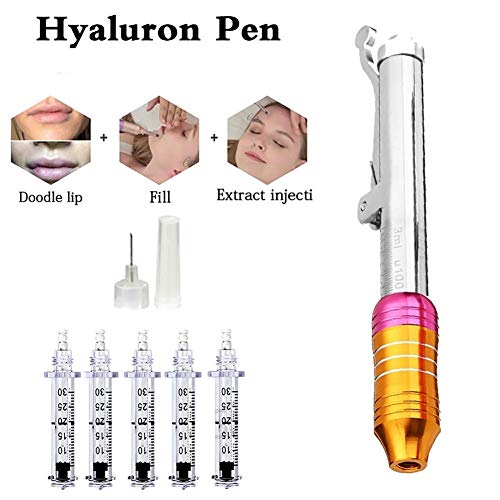 NSWD Hyaluron Pen, Belleza Pluma de Ácido Hialurónico, Ayuda A Reducir Las Imperfecciones, Arrugas y Marcas con Cabeza de Ampolla para Belleza Salones y Casas