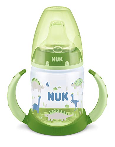 Nuk First Choice - Botella para beber con boquilla de silicona verde
