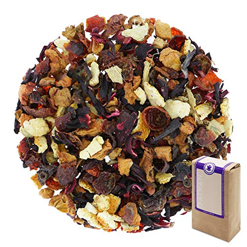 Núm. 1336: Té de frutas "Frutas de la navidad" - hojas sueltas - 100 g - GAIWAN® GERMANY - rosa mosqueta, manzana, hibisco, cassia, naranja, jengibre