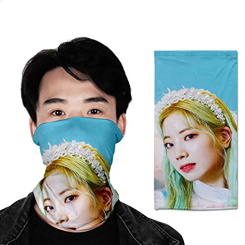 N/X Multifuncional Magic Turban Tubular Scarf Hombres Y Mujeres Korean Girls Group 3D Pure Beauty Digital Print Picture