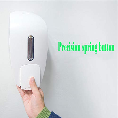 NYKK Dispensadores de loción y de jabón Caja de jabón Manual de Hotel sin Perforaciones montado en la Pared Gran Capacidad Hogar Baño Cocina Desinfectante de Manos Dispensador de Jabón