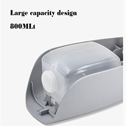 NYKK Dispensadores de loción y de jabón Caja de jabón Manual de Hotel sin Perforaciones montado en la Pared Gran Capacidad Hogar Baño Cocina Desinfectante de Manos Dispensador de Jabón