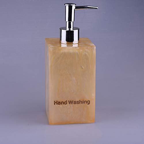 NYKK Dispensadores de loción y de jabón Hogar Club de Ducha de Hotel Club Jabón for Manos Jabón líquido Caja de Resina Emulsión Jabón Dispensador Baño Embotellado Europeo Dispensador de Jabón