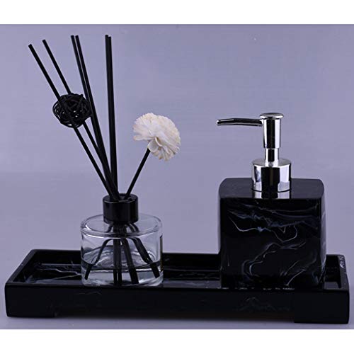 NYKK Dispensadores de loción y de jabón Hogar Club de Ducha de Hotel Club Jabón for Manos Jabón líquido Caja de Resina Emulsión Jabón Dispensador Baño Embotellado Europeo Dispensador de Jabón