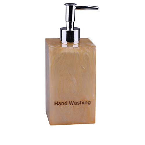 NYKK Dispensadores de loción y de jabón Hogar Club de Ducha de Hotel Club Jabón for Manos Jabón líquido Caja de Resina Emulsión Jabón Dispensador Baño Embotellado Europeo Dispensador de Jabón