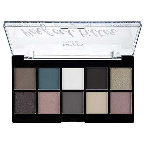 NYX Professional Makeup Paleta de sombras de ojos Perfect Filter Shadow Palette Tono 4 Gloomy Days Color Multicolor