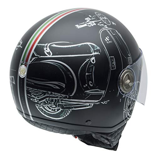 NZI Zeta Casco Graphics B Vespa Turia, B-VESPA TURIA, Talla XL