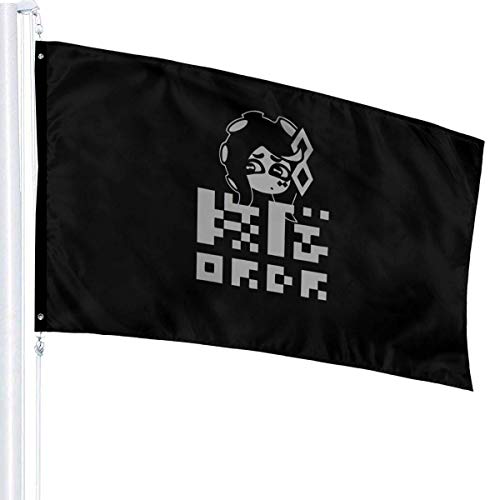 Oaqueen Bandera de jardín Chaos Vs Order 2 Splat Ocalypse Final Splatfest Bandera de jardíns Outdoor House Bandera Decoration Bandera 3x5 Ft